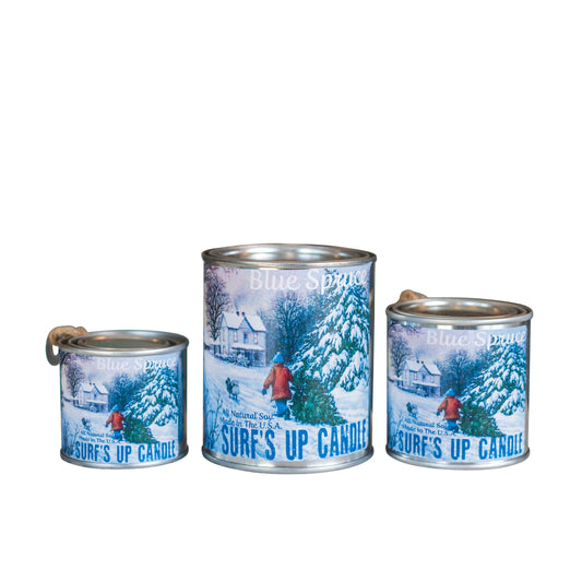 Blue Spruce Paint Can Candle - Vintage Collection