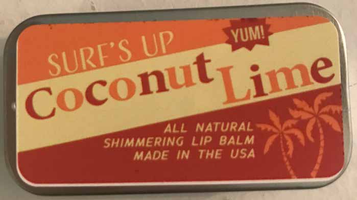 Coconut Lime Shimmering Lip Balm