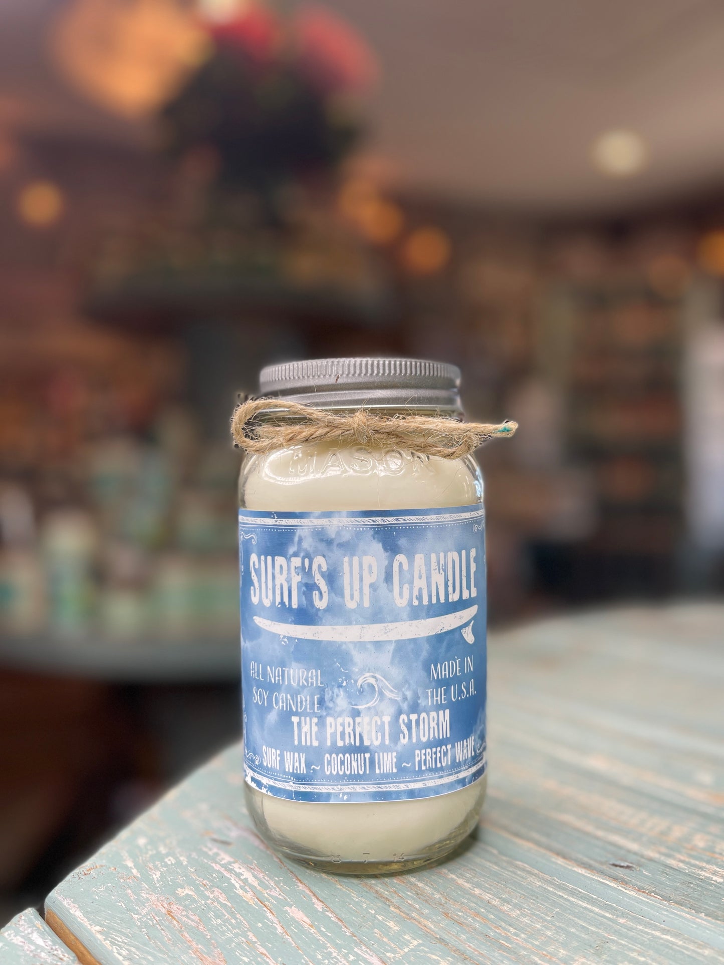 The Perfect Storm - Layered Mason Jar Candle