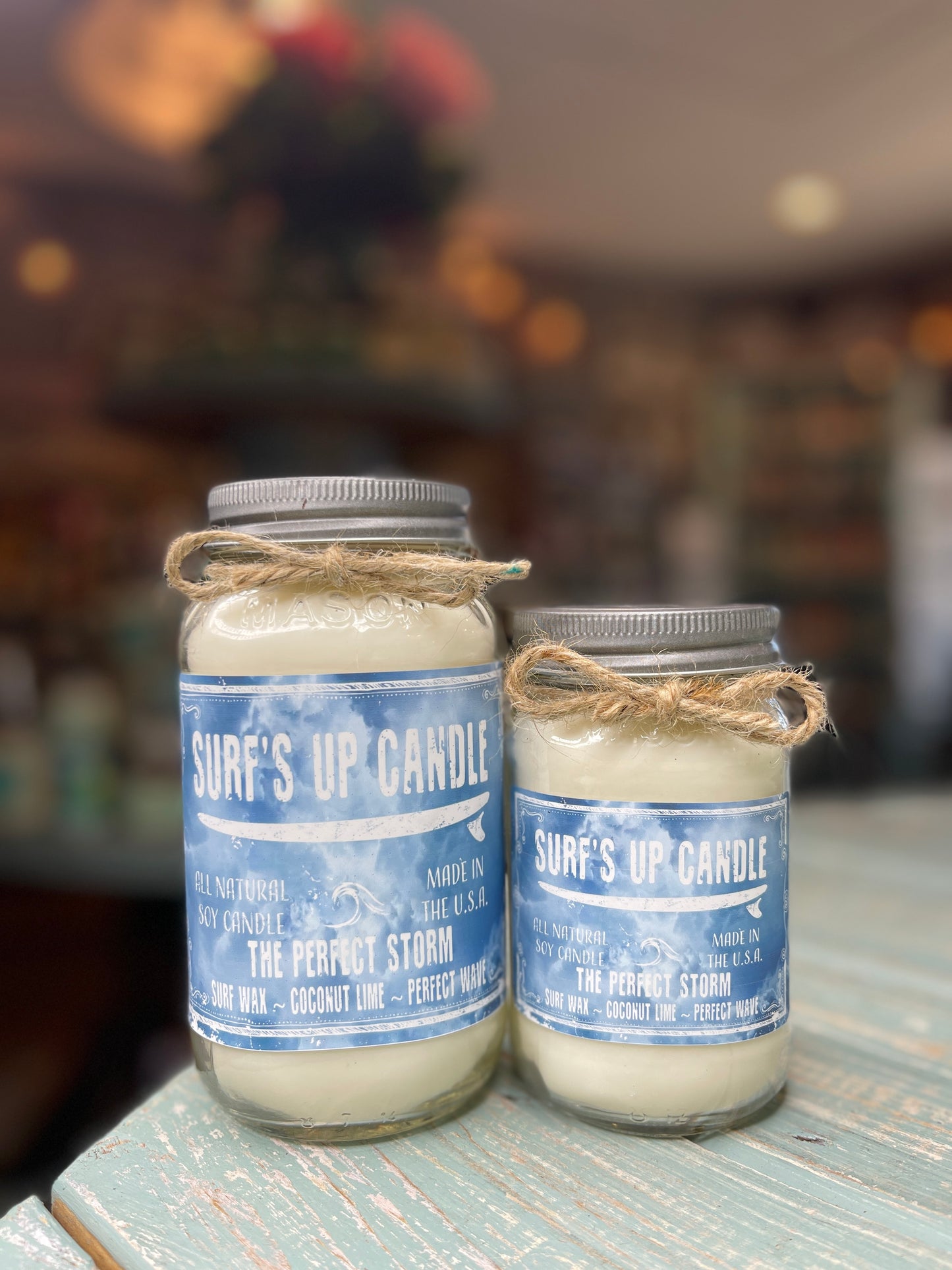 The Perfect Storm - Layered Mason Jar Candle