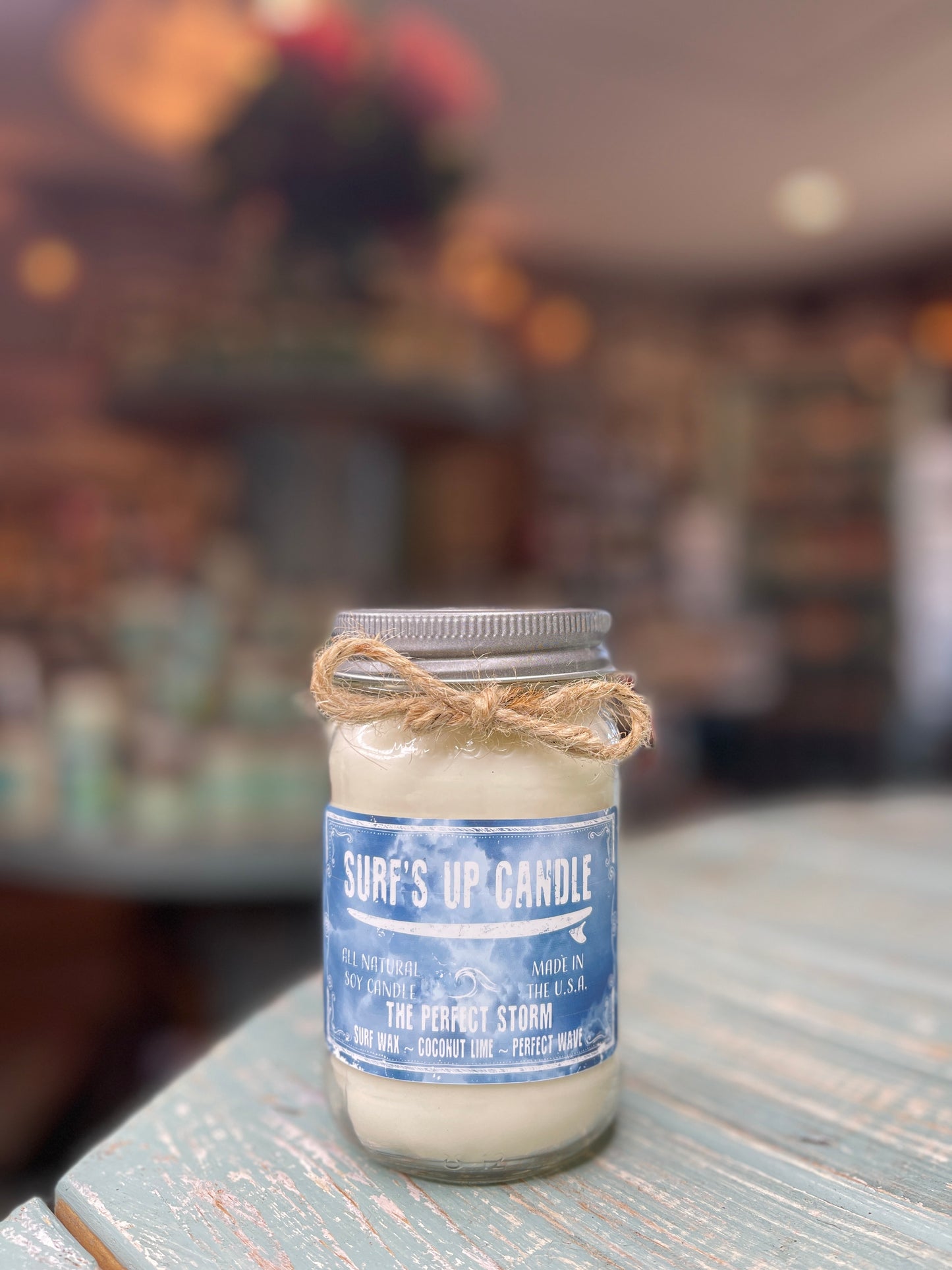 The Perfect Storm - Layered Mason Jar Candle