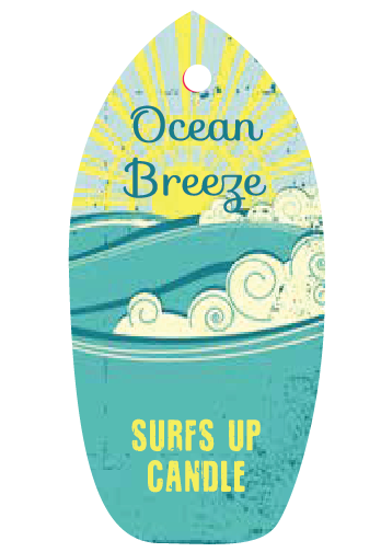 Vintage Ocean Breeze Air Freshener - Pack of 3
