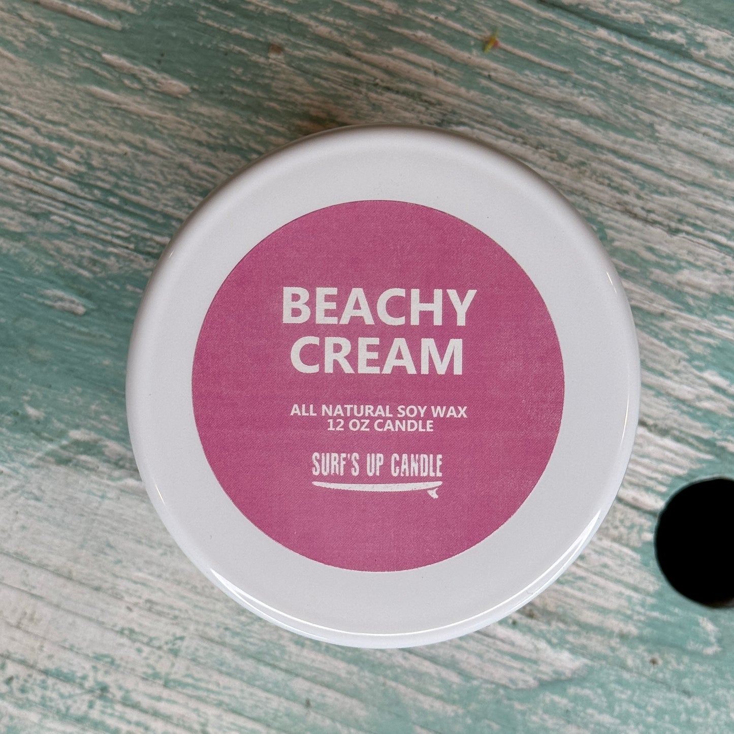 Chocolate Cherry Ice Cream Candle - Beachy Cream