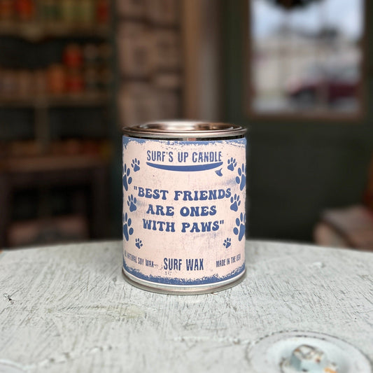 Best Friends Surf Wax Paint Can Candle - Paw-some Scents Collection