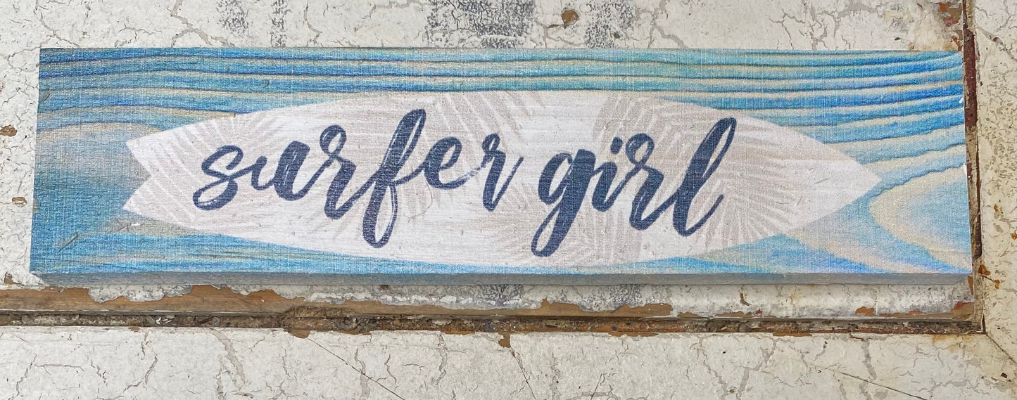 Surfer Girl Sign