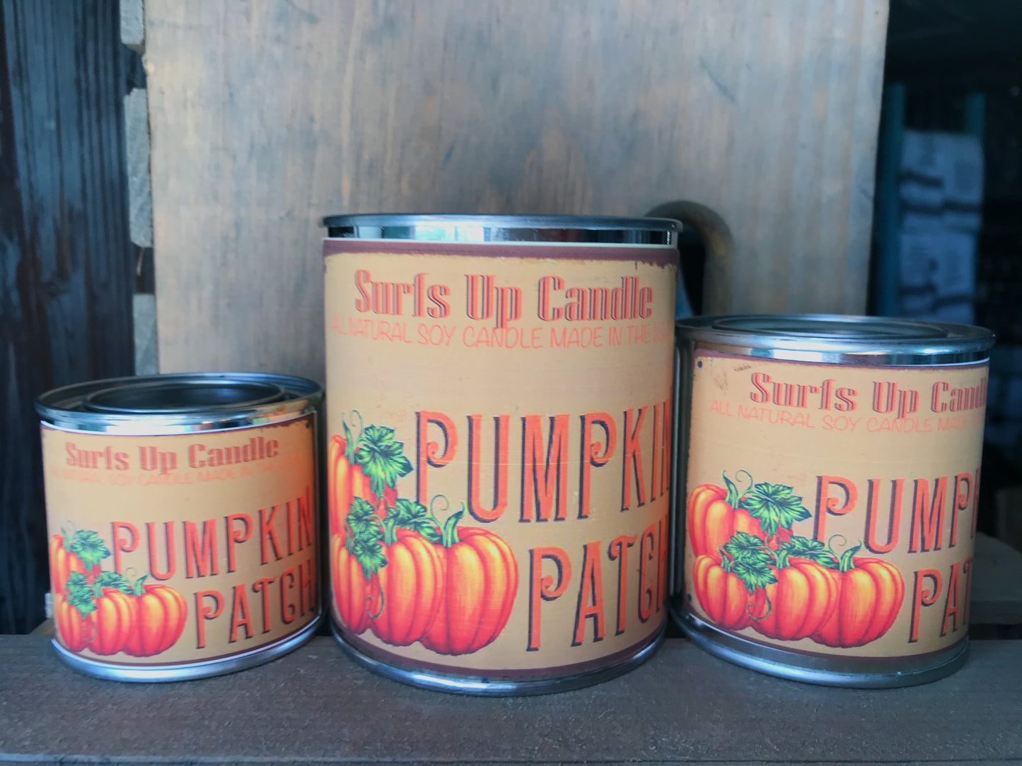 Pumpkin Patch Paint Can Candle - Vintage Collection