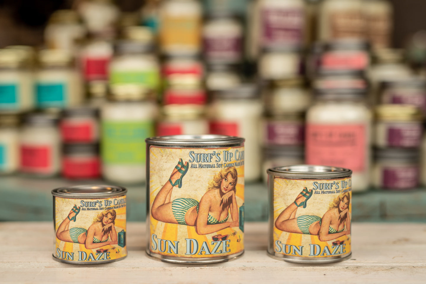 Sun Daze Paint Can Candle - Vintage Collection