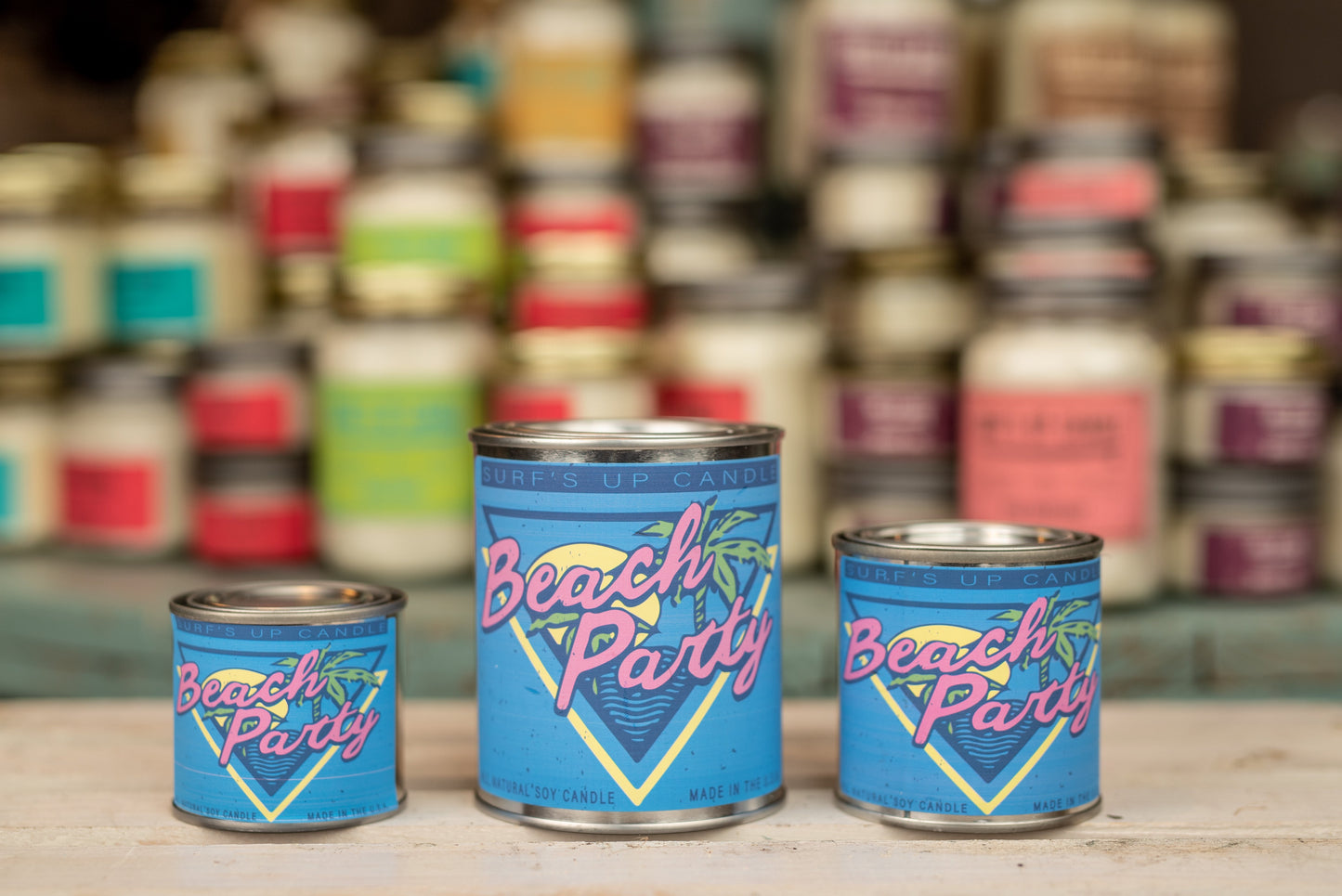 Beach Party Paint Can Candle - Vintage Collection