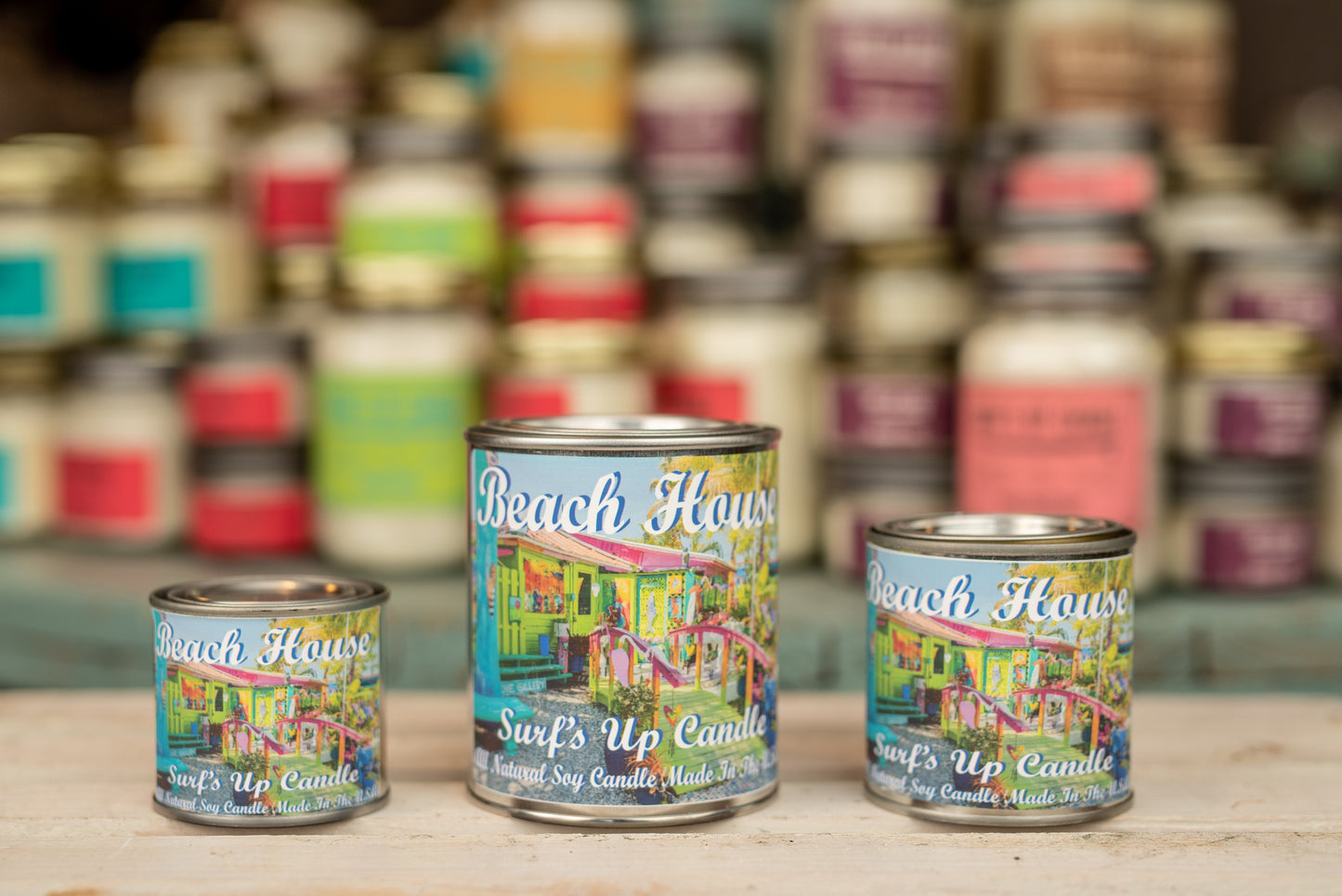 Beach House Paint Can Candle - Vintage Collection