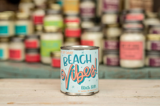 Beach Bum Beach Vibes Paint Can Candle