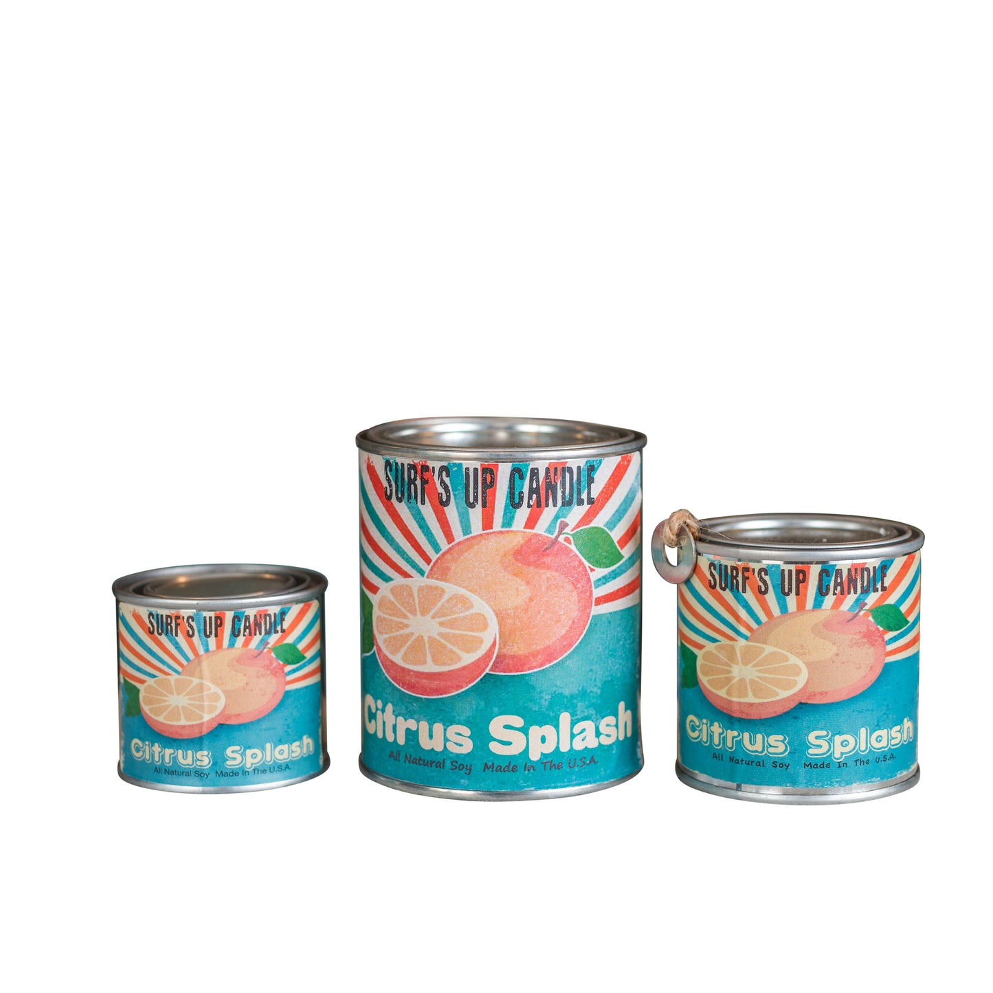 Citrus Splash Paint Can Candle - Vintage Collection