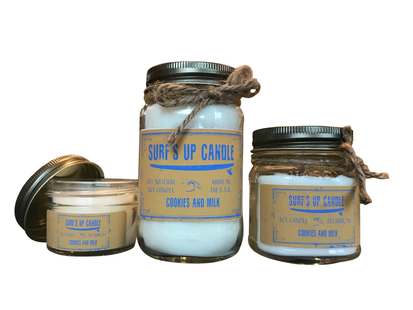 Cookies & Milk Mason Jar Candle - Original Collection