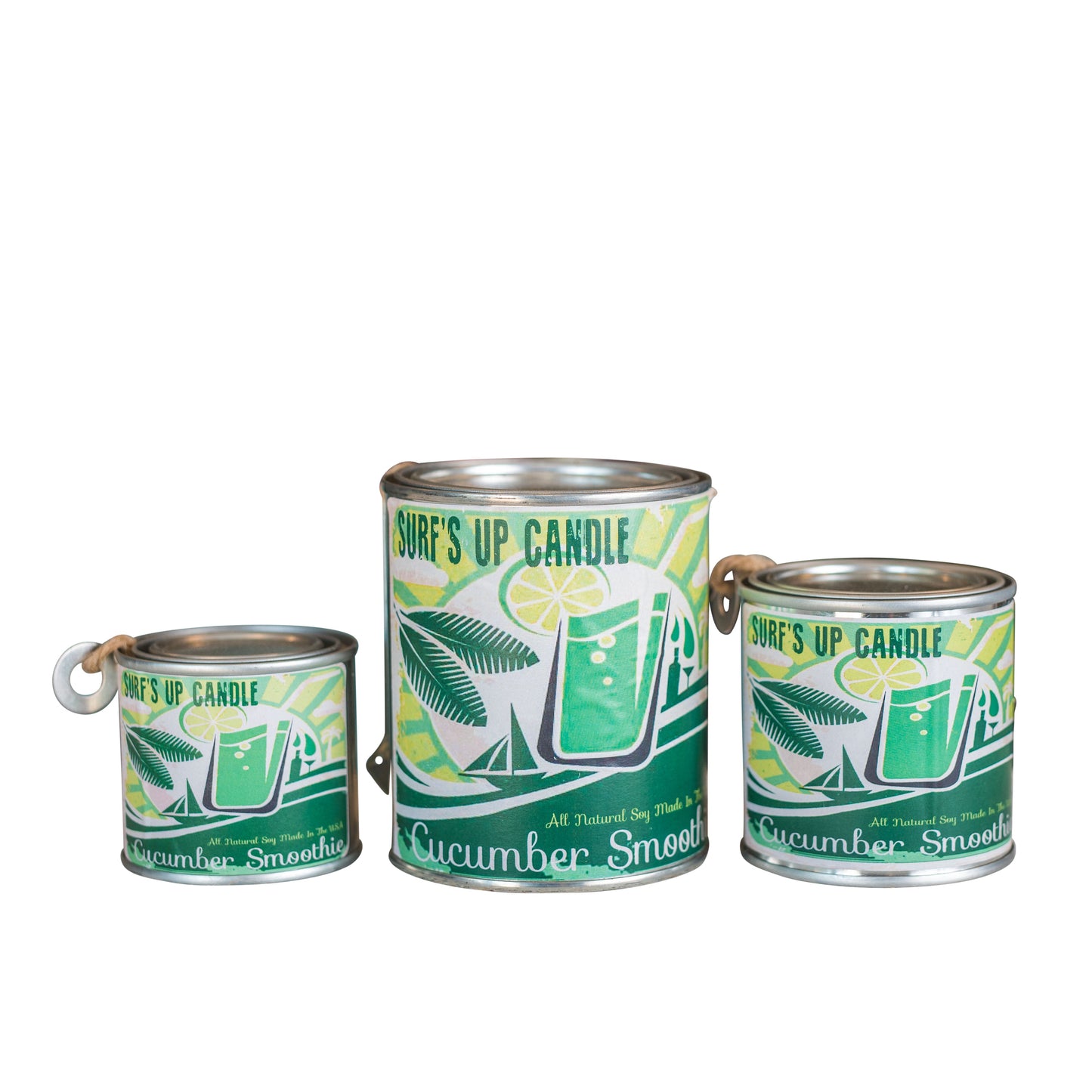Cucumber Smoothie Paint Can Candle - Vintage Collection