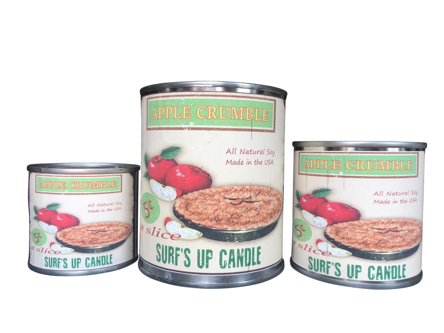 Apple Crumble Paint Can Candle - Vintage Collection