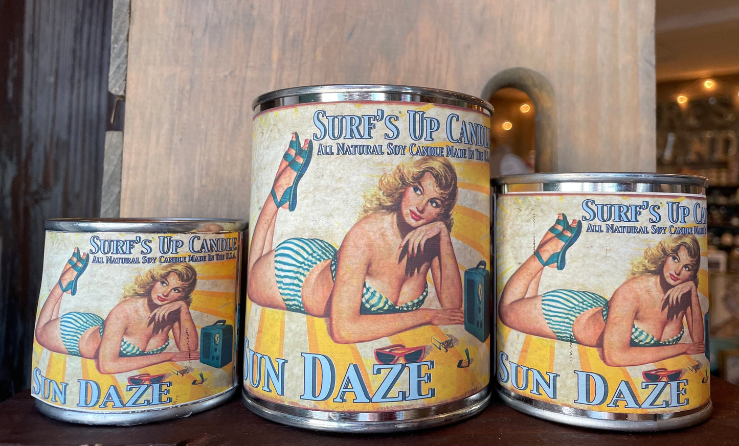 Sun Daze Paint Can Candle - Vintage Collection