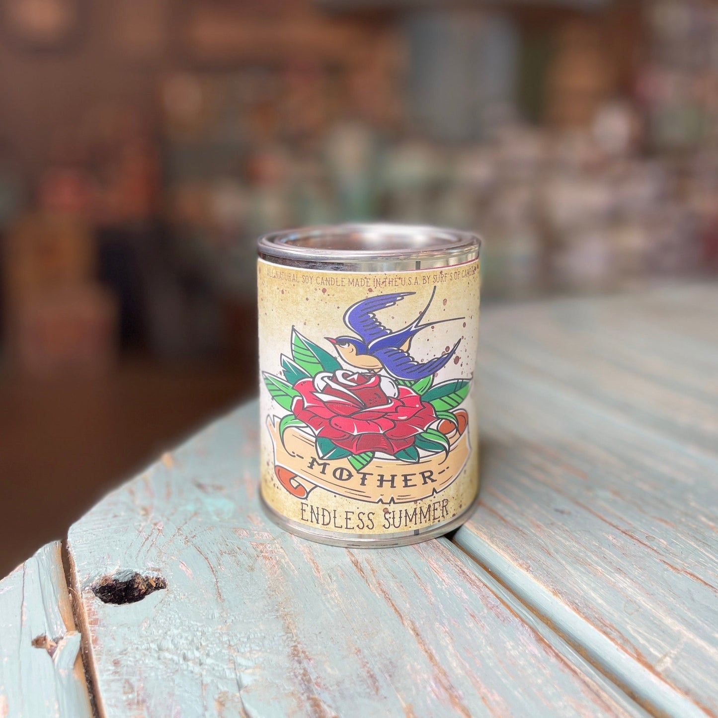 Endless Summer Tattoo Inspired Paint Can Candle - Mother's Day Collection