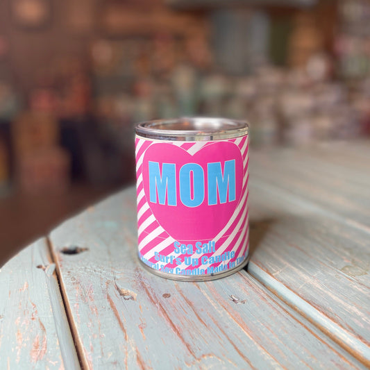 Sea Salt Pink Heart Paint Can Candle - Mother's Day Collection