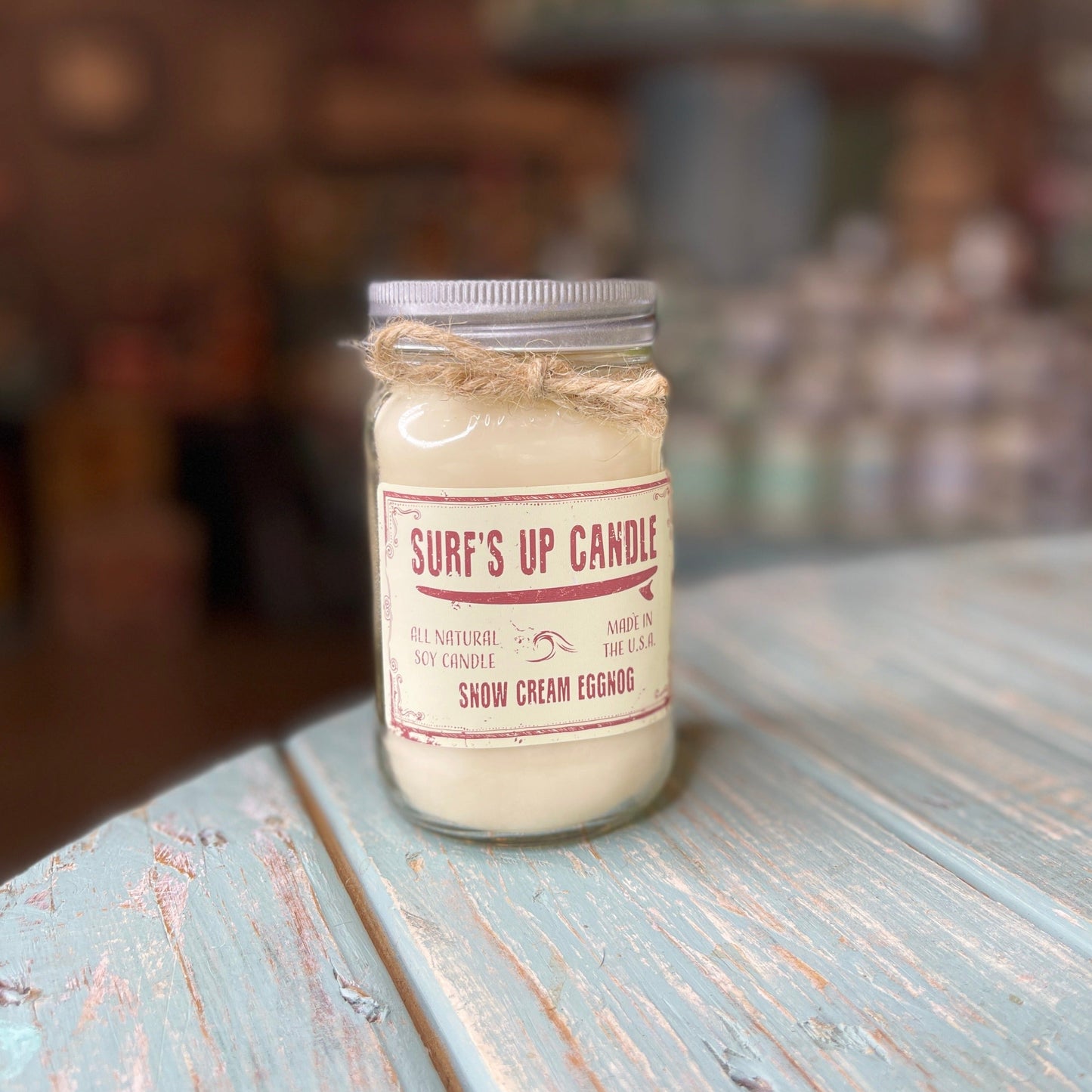 Snow Cream Eggnog Mason Jar - Original Collection