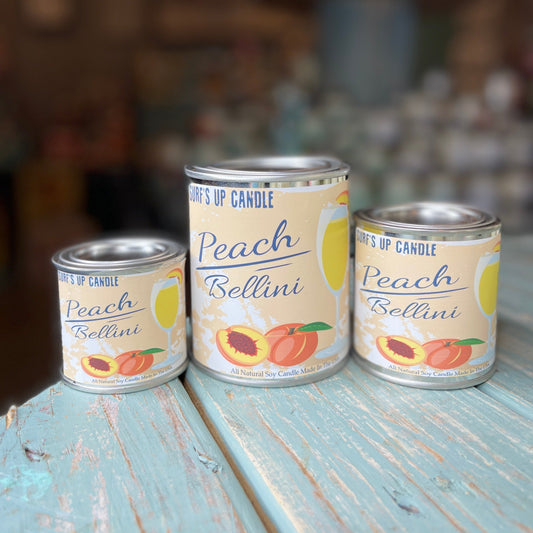 Peach Bellini Paint Can Candle - Vintage Collection
