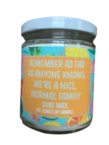 Normal Family Surf Wit Jar Candle- Surf Wax