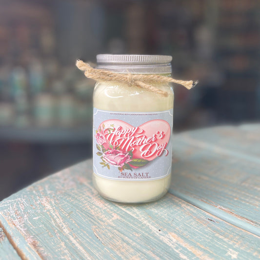 Sea Salt Mason Jar Candle - Mother's Day Collection