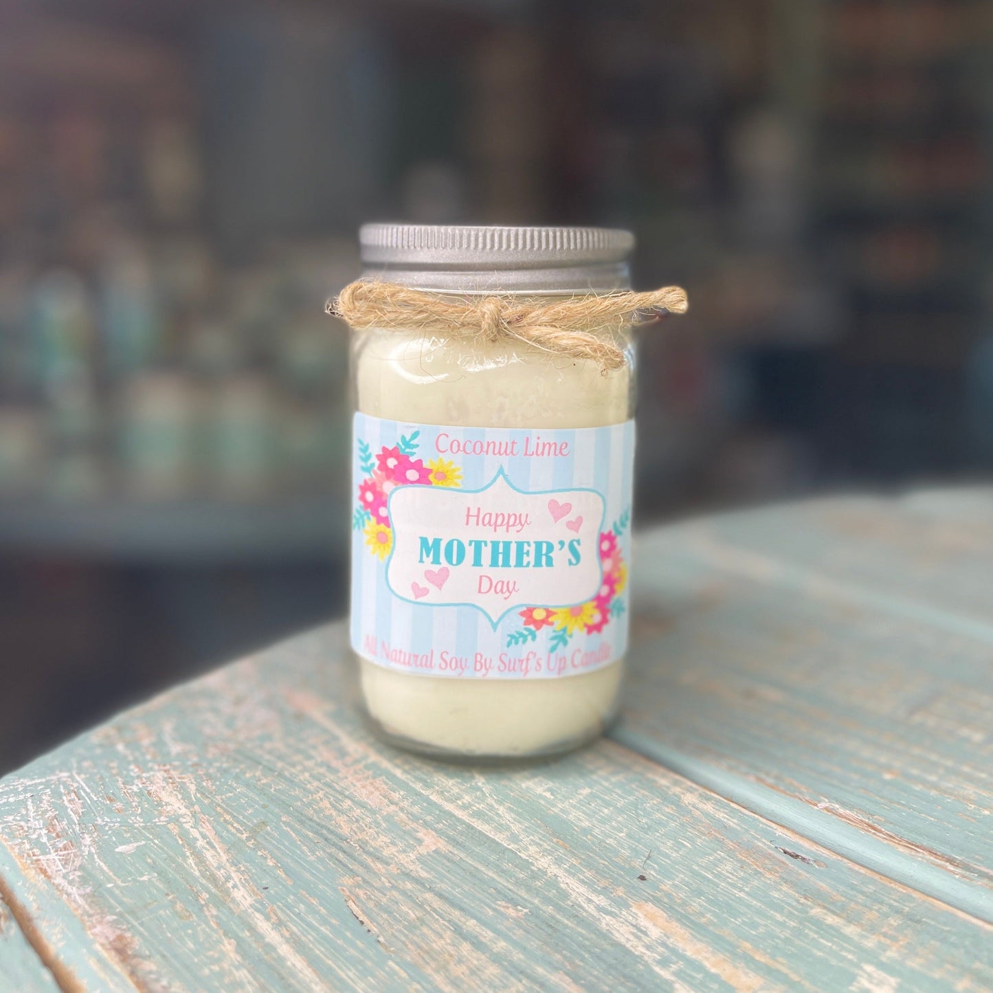 Coconut Lime Mason Jar Candle - Mother's Day Collection