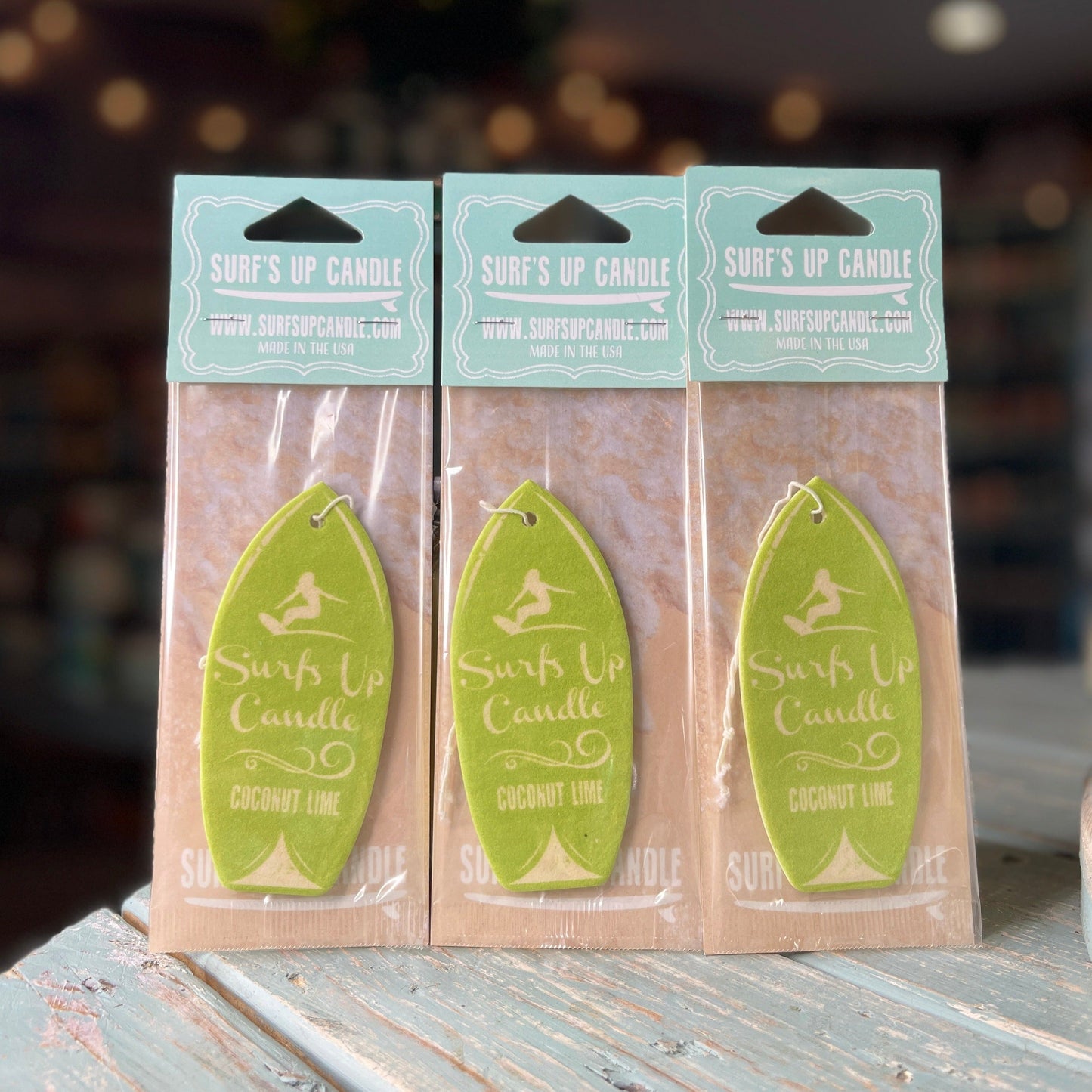 Coconut Lime Air Freshener - Pack of 3