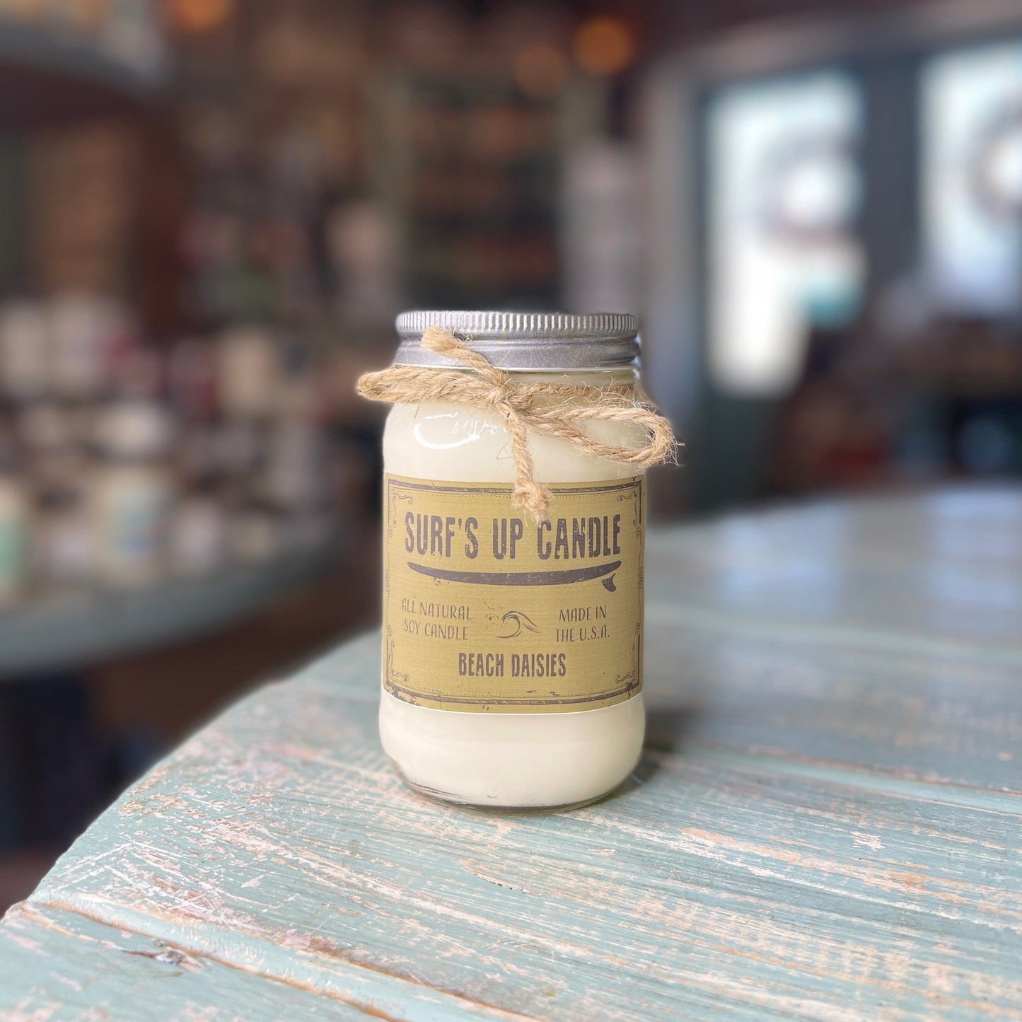 Beach Daisies Mason Jar Candle - Original Collection