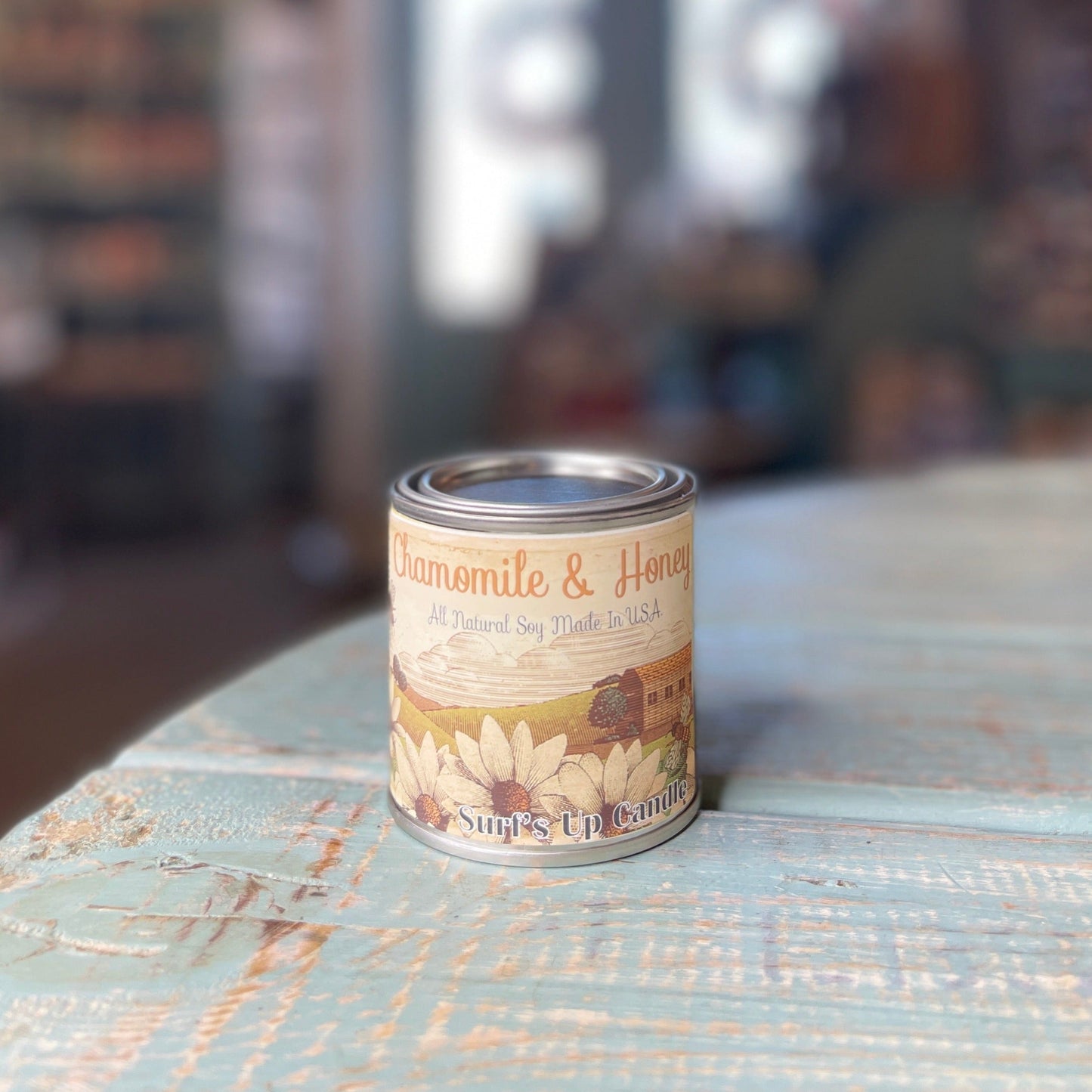 Chamomile and Honey Paint Can Candle - Vintage Collection