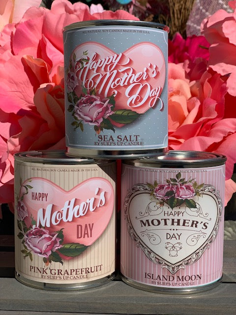 Happy Mother's Day Vintage Pint Paint Can Candle