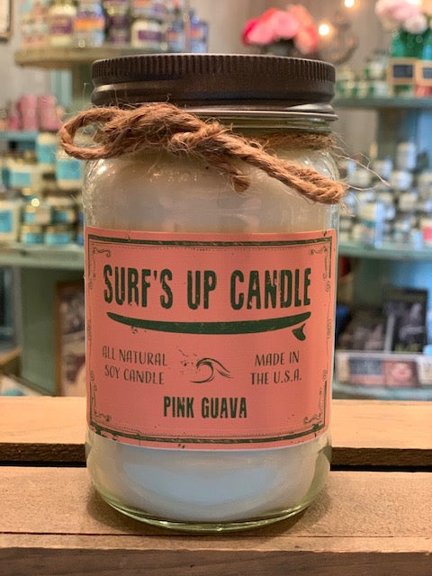 Pink Guava Mason Jar Candle - Original Collection
