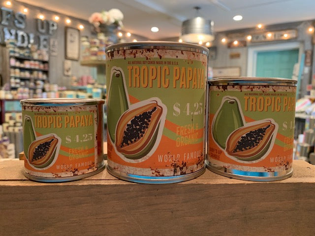 Tropic Papaya Paint Can Candle - Vintage Collection