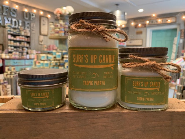 Tropic Papaya Mason Jar Candle - Original Collection