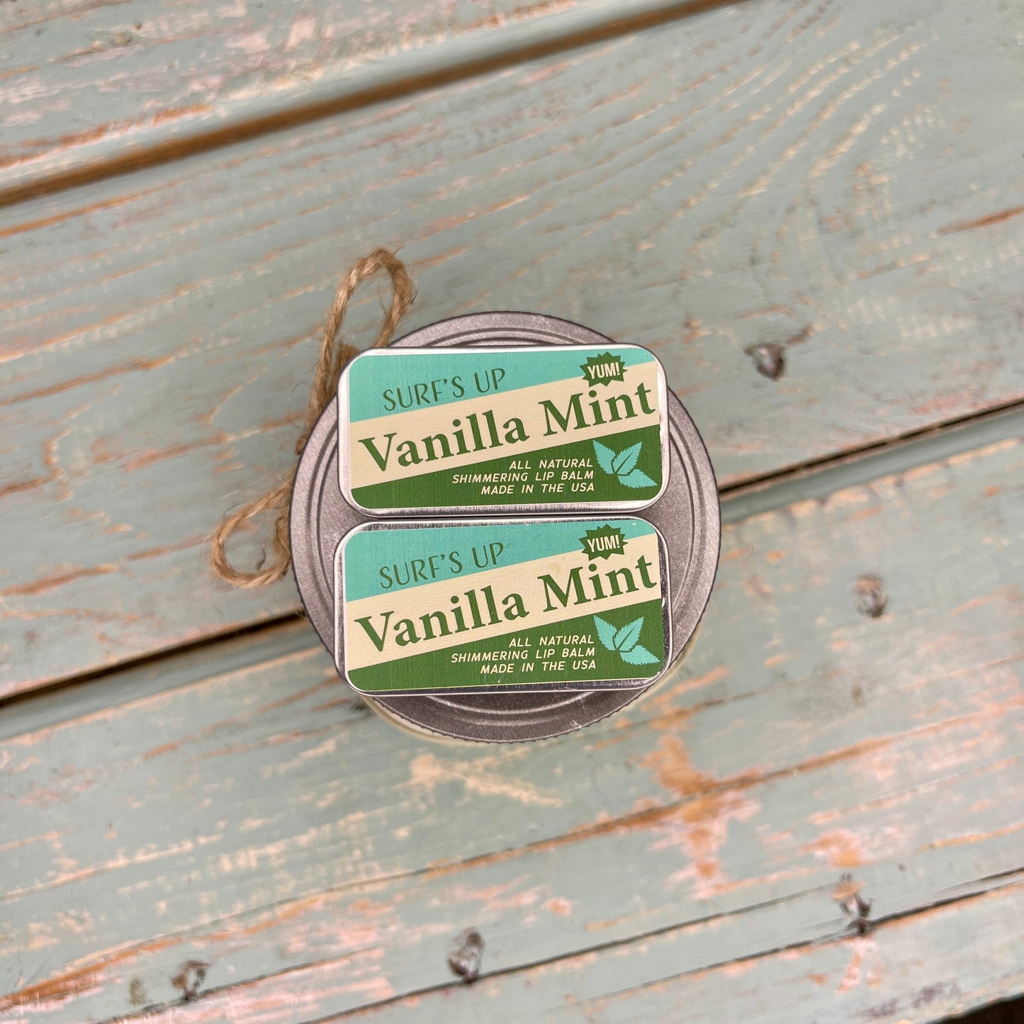 Vanilla Mint Shimmering Lip Balm