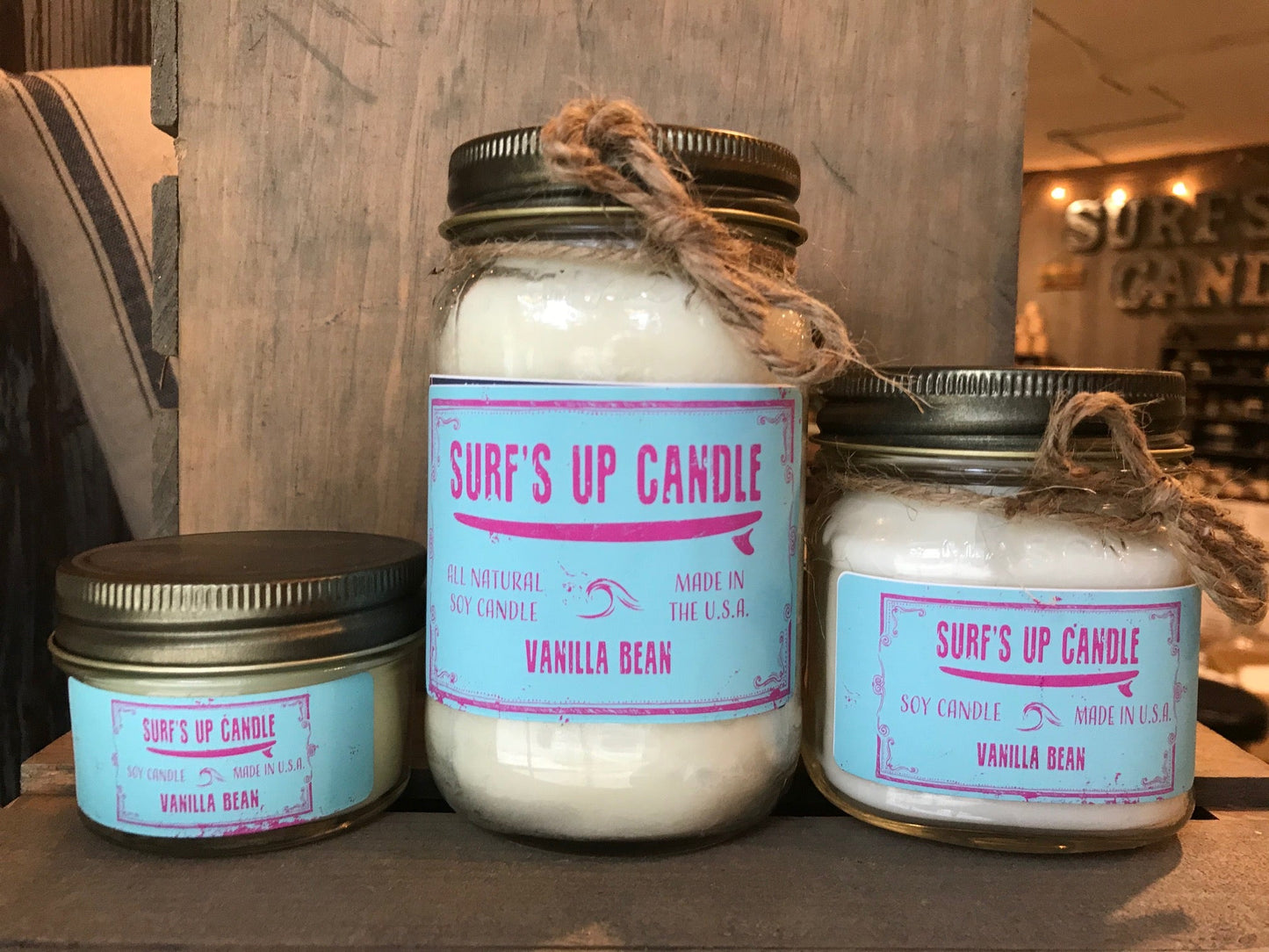 Vanilla Bean Mason Jar Candle - Original Collection