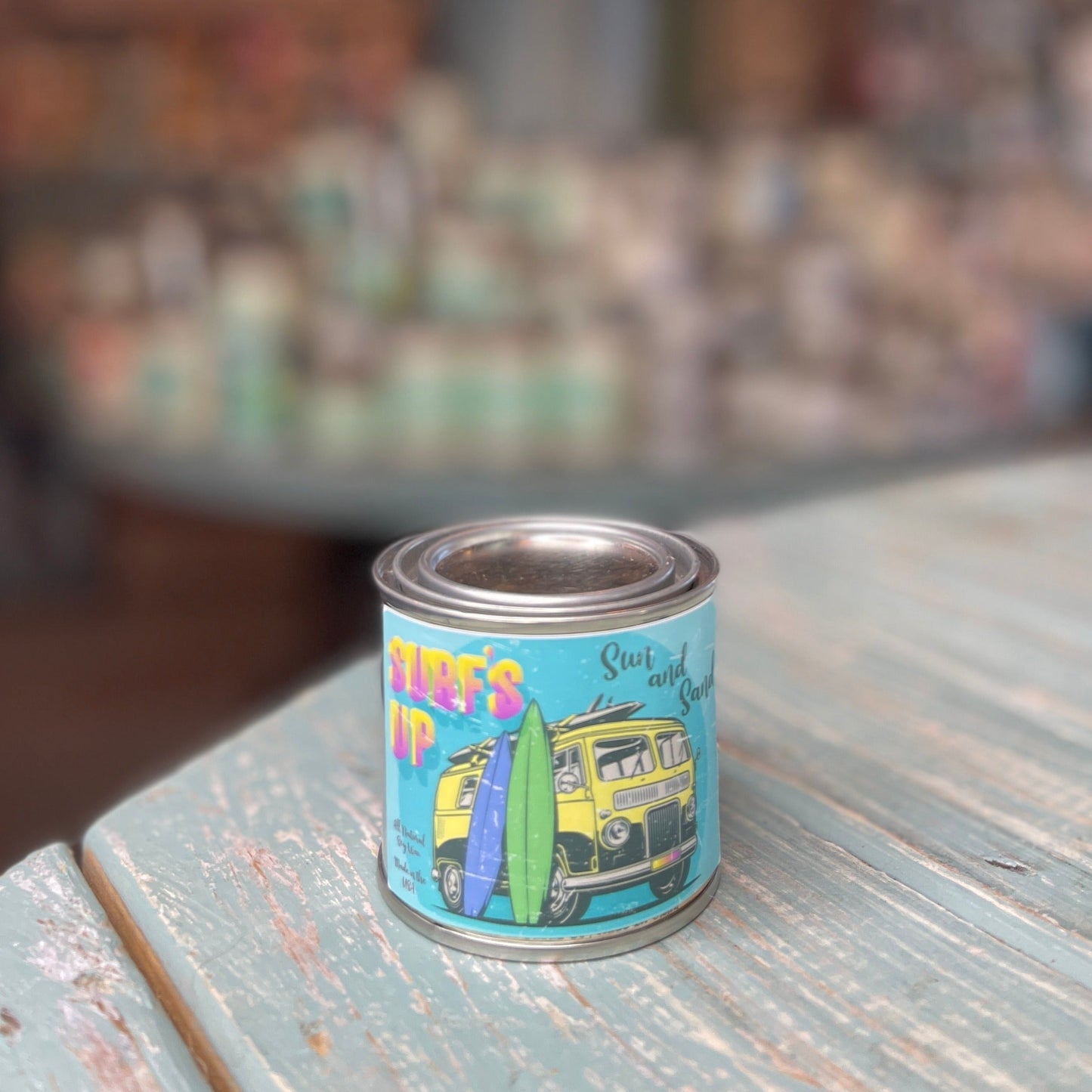 Sun and Sand Paint Can Candle - Vintage Collection
