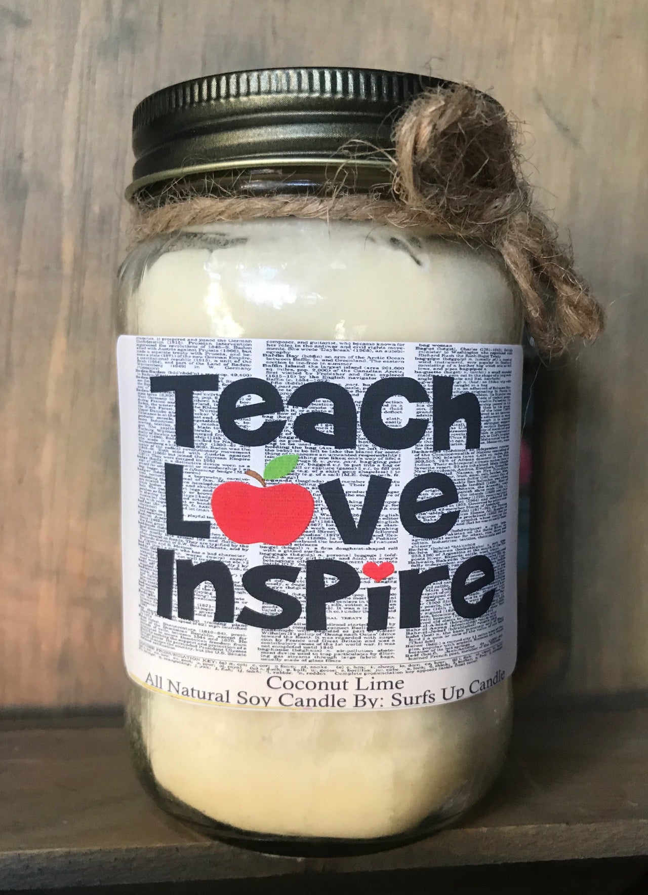 Teacher Appreciation Mason Jar Candle