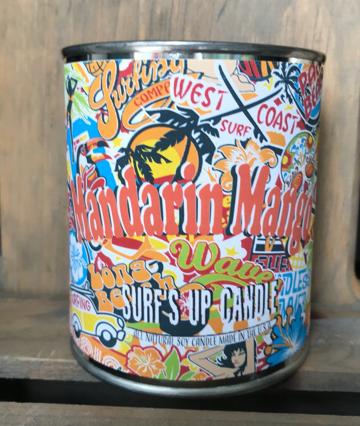 Mandarin Mango Paint Can Candle