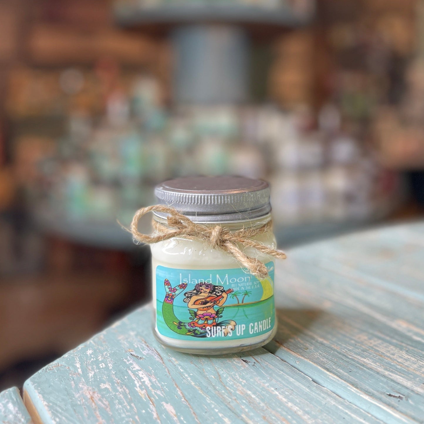 Island Moon Mason Jar Candle - Vintage Collection