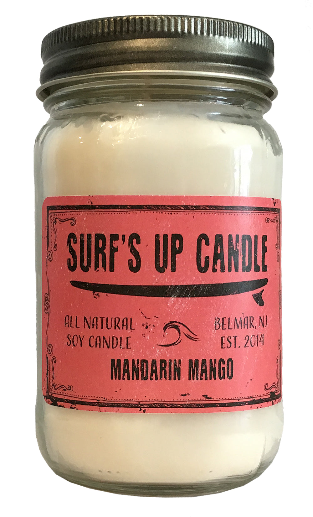 Surfs Up Candle Mandarin Mango Soy Candle