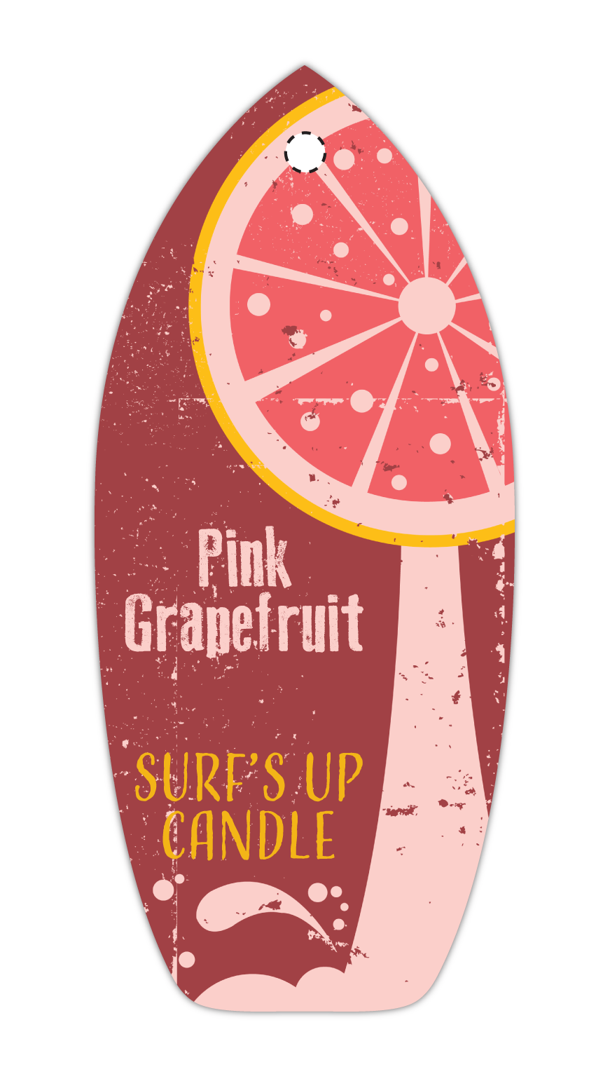 Vintage Pink Grapefruit Air Freshener - Pack of 3