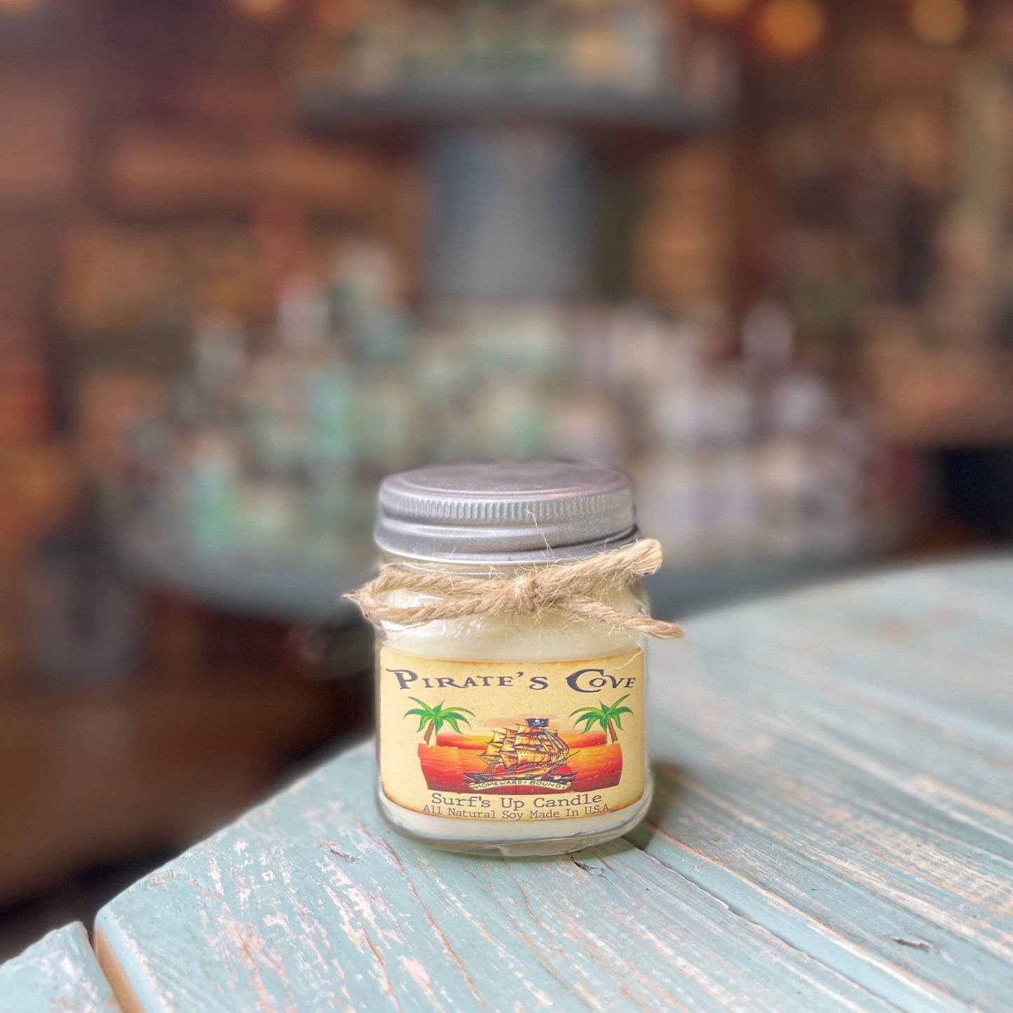 Pirates Cove Mason Jar Candle - Vintage Collection