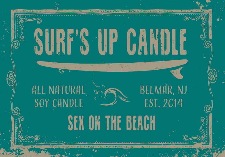 Sex On The Beach Mason Jar Candle - Original Collection