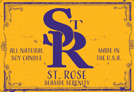 St. Rose Seaside Serenity Custom 16oz Mason Jar Candle